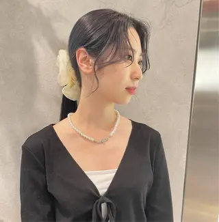 ロング カラー ヘアアレンジ トレンドlayer cut💐mihoのヘアスタイル