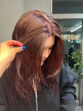 ロング カラー morrow by suntown所属・💙AKANE ハイトーン特化💙のヘアスタイル