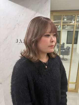 ミディアム coco ハルヒのヘアスタイル