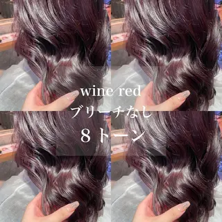 セミロング 🍒serika 暖色カラー 🍒のヘアスタイル