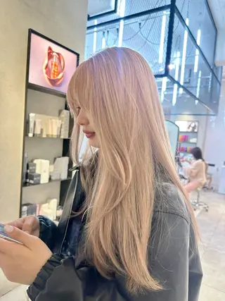 カラー ハイトーン特化 pepe🎀のヘアスタイル