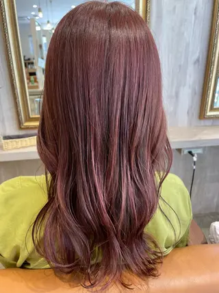 ロング カラー 上田 早恵のヘアスタイル