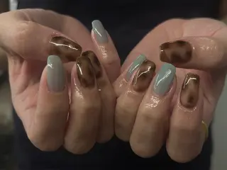 ネイル rina ニュアンス♡ワンホンのネイルデザイン