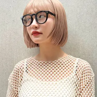 ショート カラー パーマ レイヤー専門家 ダブルカラー修のヘアスタイル