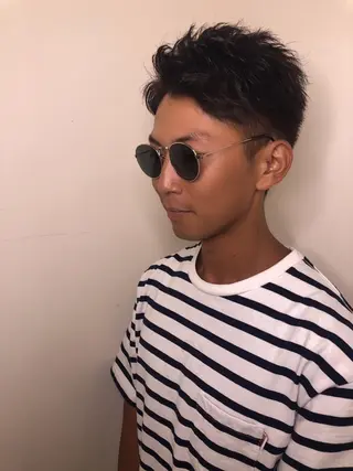 ショート メンズ 大嶋 伸吾のヘアスタイル