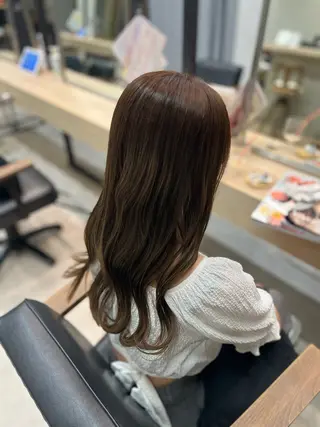 ロング misato/レイヤ ー/暖色カラーのヘアスタイル