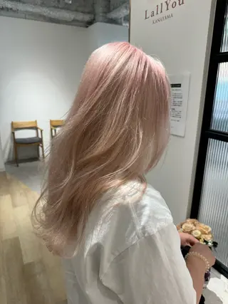 ロング ガレリアエレガンテ　サカエテン所属・田中俊　縮毛矯正 髪質改善のヘアスタイル