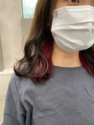 セミロング カラー ヘアアレンジ キッズ TRUNAIL&EYE所属・TRU Shino🦋のマツエク・マツパデザイン