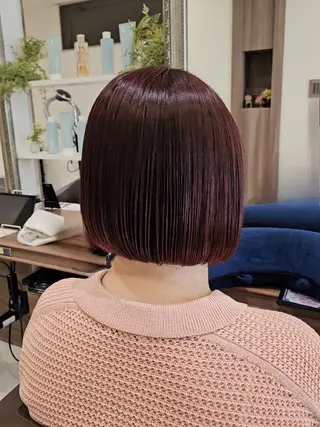 ショート カラー ナチュラル暖色カラー 🤎 佐藤栞のヘアスタイル