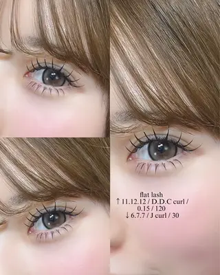 マツエク・マツパ eyelist MEIのマツエク・マツパデザイン