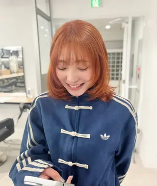 ミディアム モテヘア/グレージュ /ボブ/前原汐🎐のヘアスタイル