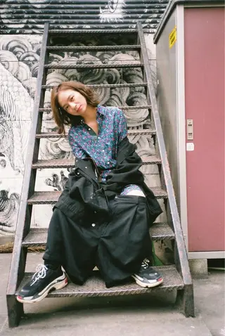 ミディアム カラー 丸山 晶平のヘアスタイル