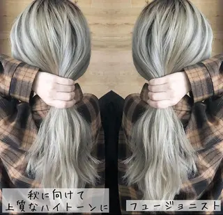 ロング カラー テトネ タカシのヘアスタイル