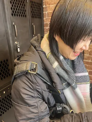 セミロング カラー パーマ ヘアアレンジ メンズ キッズ ネイル マツエク・マツパ アイブロウ times salon名駅所属・久木原 ゆりのヘアスタイル