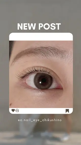 マツエク・マツパ C.Nail&EYE 　chiharuのマツエク・マツパデザイン