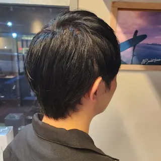 ショート メンズ ユウナ/眉ワックス /メンズカットモデルのヘアスタイル