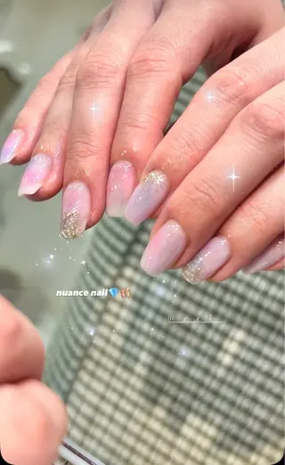 ネイル 🎀チーク/ちゅるん 🫧chisa🎀のネイルデザイン