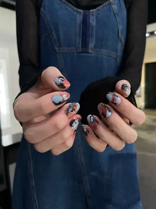 ネイル GRANDE大須 Cecil💜のネイルデザイン