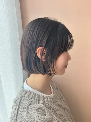 ショート hub hair レイヤー/透明感のヘアスタイル