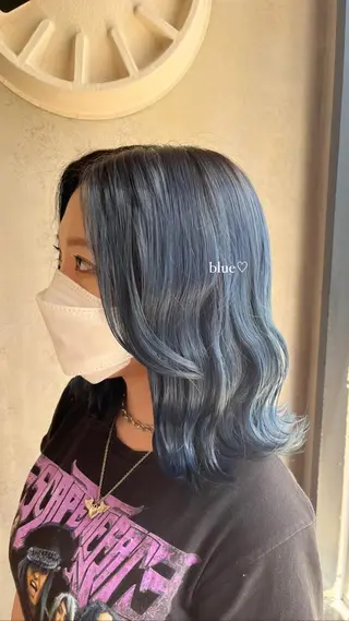 ミディアム カラー 光本 杏のヘアスタイル