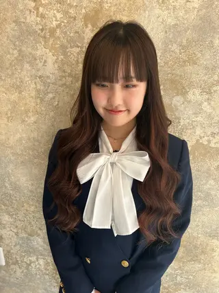 ロング Wakita Masakiのヘアスタイル