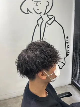 ショート パーマ メンズ メンズ特化美容師/ 藤戸 椋のヘアスタイル
