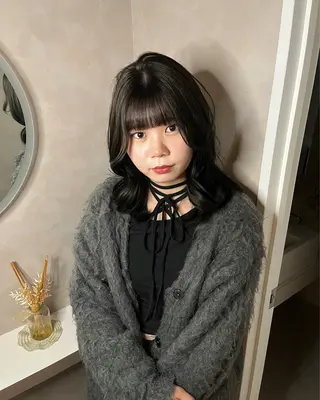 ロング カラー Linda所属・MAO カラーモデル募集中のヘアスタイル