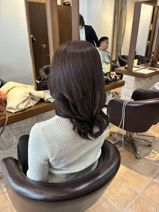 セミロング カラー Cecil hair JR尼崎店所属・JR尼崎店 村田 優真のヘアスタイル