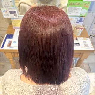 ミディアム カラー 服部 みやびのヘアスタイル