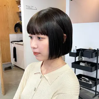 ショート 韓国風/レイヤー/ note アヤナのヘアスタイル