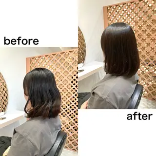 ミディアム パーマ 川間 将彦のヘアスタイル