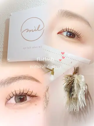 マツエク・マツパ mil❤︎ Kahoのマツエク・マツパデザイン