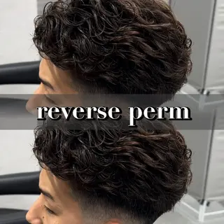 ショート パーマ メンズ 🖤Ayumi🖤 メンズ特化❤️‍🔥のヘアスタイル