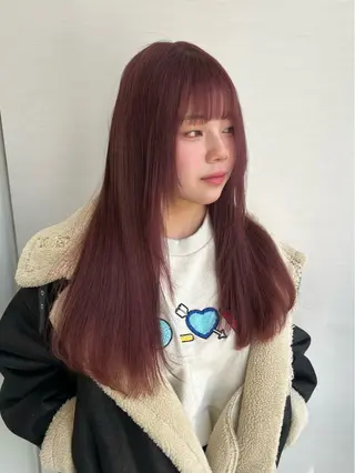 ロング ボブ⌇ 艶カラー⌇ RIN🌙のヘアスタイル