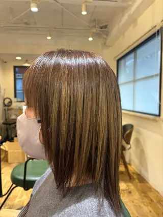 カラー 艶カラー🫧 推しカラー🧸楽歌のヘアスタイル