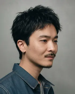 ショート パーマ メンズ FIX hair所属・メンズパーマ FIX 店長のヘアスタイル