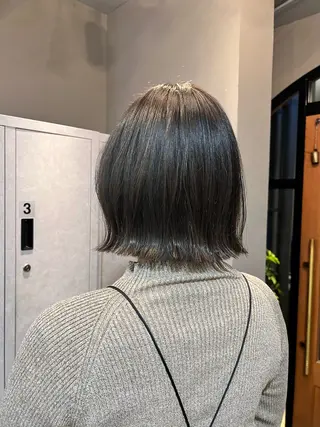 ショート カラー 神戸ボブ✂️ ioe三宮/田 伸佳のヘアスタイル