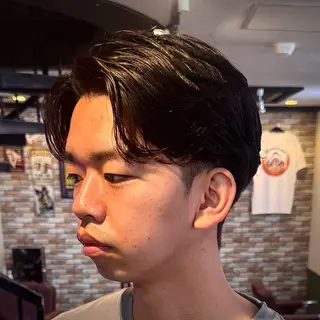 ショート パーマ メンズ GLADMAN'S CUT CLUB 立川所属・立川メンズカット/ メンズパーマ💈三上のヘアスタイル