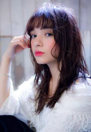 セミロング hao所属・西山 頌太のヘアスタイル