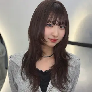 ロング カラー Ren. 🦋デザインカラーのヘアスタイル