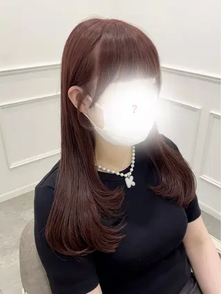 ロング カラー 新井 凪のヘアスタイル