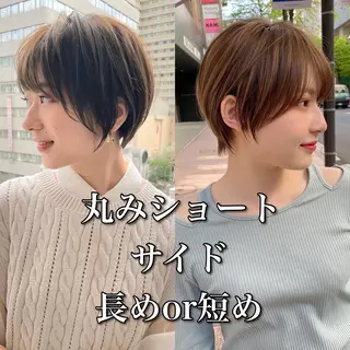 ショート カラー 縮毛/ショート/ ボブ/レイヤー/小原のヘアスタイル