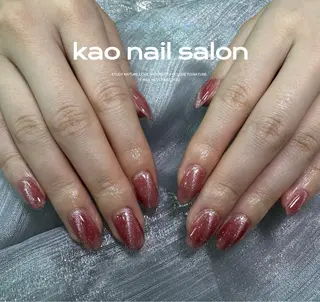 ネイル kao nail マグネット/長さだしのネイルデザイン