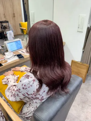 ロング カラー 縮毛矯正/艶髪カラー /パーマ/ひふみ🌱のヘアスタイル