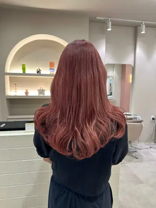 カラー ハイトーン／暖色 👩🏼HONOKAのヘアスタイル