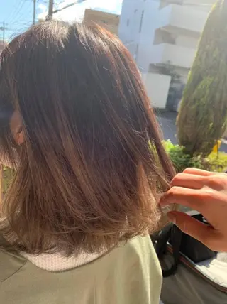 ミディアム カラー 木村 昇のヘアスタイル