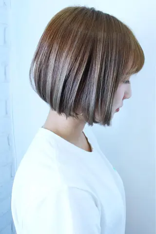 ミディアム カラー Repos SENDAI所属・⭐️バッサリカット モデル募集⭐️佐野のヘアスタイル