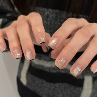 ネイル Ray. ちゅるん系ニュアンスのネイルデザイン