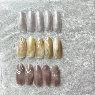 ネイル Ray. ちゅるん系ニュアンスのネイルデザイン