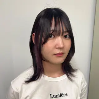 ミディアム 土田かほ/本日🈳 透明感カラー🍃のヘアスタイル